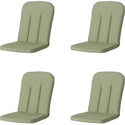 Madison -  Tuinkussen Carlo / Calvia Panama sage - Ca. 100x48 cm - Set van 4
