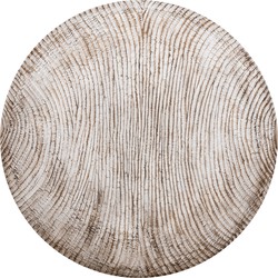 PTMD Moanna Cream MDF wallpanel round organic lines L