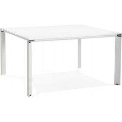 XLINE vergadertafel 160x160x745 cm Wit