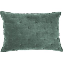 Walra VELVET TOUCH -  Walra sierkussen met verenvulling jade 40x60 cm - Walra