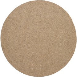 Kave Home - Beige rond tapijt Despas van synthetische vezels Ø 200 cm