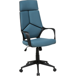 Beliani DELIGHT - Bureaustoel-Blauw-Polyester