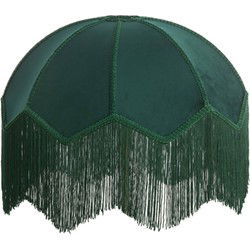 Light & Living - kap - Malacia - groen - raffia velours stof - Ø 45cm - E27 - 3906976