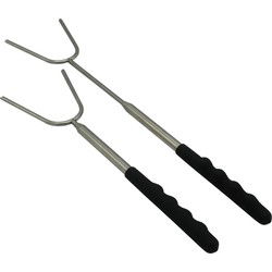 4cookz® 2 stuks Telescopische Marshmallow Spiezen Stokken 115 cm