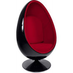COCOON eierstoel 90x90x133 cm Zwart