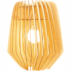 Bomerango Spin - Hanglamp - Large - Ø50 cm - naturel - incl. wit koord
