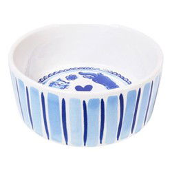 BLOND AMSTERDAM VOERBAK KAT DELFTS BLOND GERUIT 15,5 CM