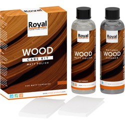 Wood Care Kit Matt Polish - Starter Kit 2x75 ml