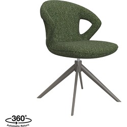 LABEL51 Eetkamerstoel Zurich - Forest - Boucle - Forest Frame