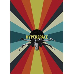 Komar fotobehang Star Wars Hyperspace multicolor - 200 x 280 cm - 610741
