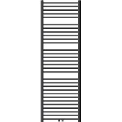 Badkamerradiator Sahara 600 x 1800 mm antraciet recht met centrale aansluiting