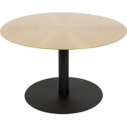 ZUIVER COFFEE TABLE SNOW BRUSHED BRASS