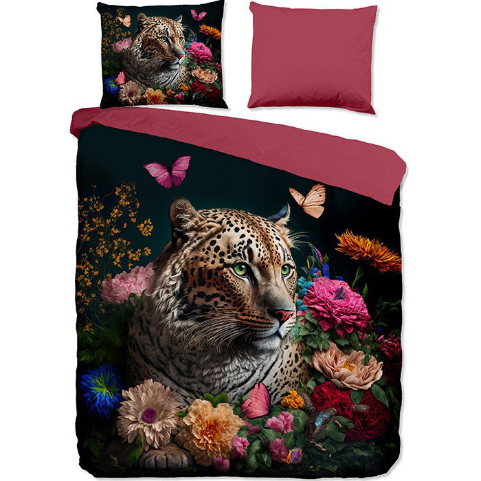 Pure Tijger Bora Dekbedovertrek Multi-1-persoons (140 x 200/220 cm) - 
