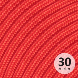 ROL 30 Meter strijkijzersnoer ROOD 3X0.75mm