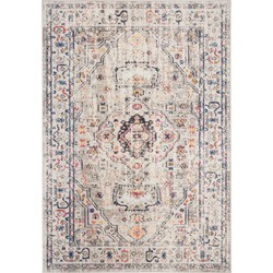 Safavieh Modern Chic Indoor Woven Area Rug, Madison Collection, MAD468, in Grey & Blue, 122 X 183 cm