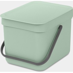 Sort & Go afvalemmer, 6 liter - Jade Green