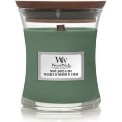 Mint Leaves & Oak Mini Candle