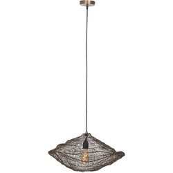 Steinhauer hanglamp Feuilleter - brons - metaal - 51 cm - E27 fitting - 3399BR