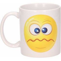 Schele emoticon beker / mok 300 ml - Bekers