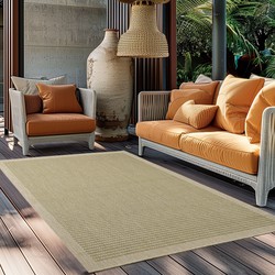 Tapijtenloods Solid Binnen en Buiten - Vloerkleed - Indoor & Outdoor - Laagpolig Effen - Groen- 280x370 CM