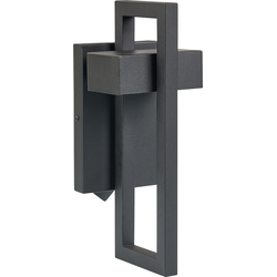 Beliani KELTY - Tuin LED wandlamp-Zwart-IJzer