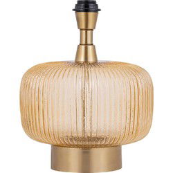 PTMD Juliet Lampenvoet- 27 x 27 x 36 cm - Glas - Goud