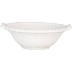 Clayre & Eef Kom 25 ml Wit Keramiek Vlinders