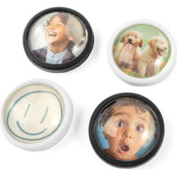 Trendform Magneten DO IT! Ronde - set van 4 - zwart/wit