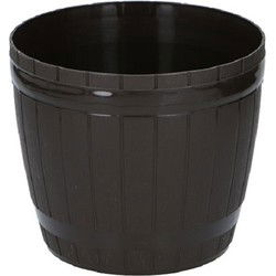 Bloempot Bruin diameter 19 cm (set van 2)