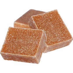Ideas4seasons Amberblokjes/geurblokjes - amber geur - 3x stuks - huisparfum - Amberblokjes