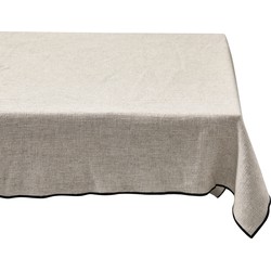 BePureHome Stitch Tafelkleed - Polyester - Naturel - 1x140x250