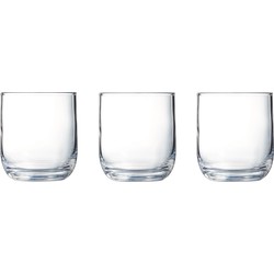 Arcoroc Waterglazen - 6x stuks - tumbler - 230 ml - transparant - Drinkglazen