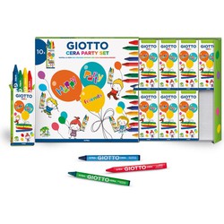 Giotto Giotto Giotto Party Set 10X4 Giotto Cera Box Met 10 Sets