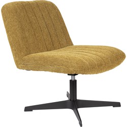 ANLI STYLE Lounge Chair Belmond Rib Ochre