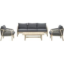 Garden Impressions Alora loungeset 4-delig - mystic grey