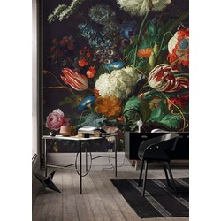 Zelfklevend behang - De Heem behang bloemen - 250 x 250 cm 