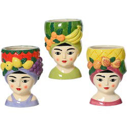 Pot Dame met fruit 3ass
