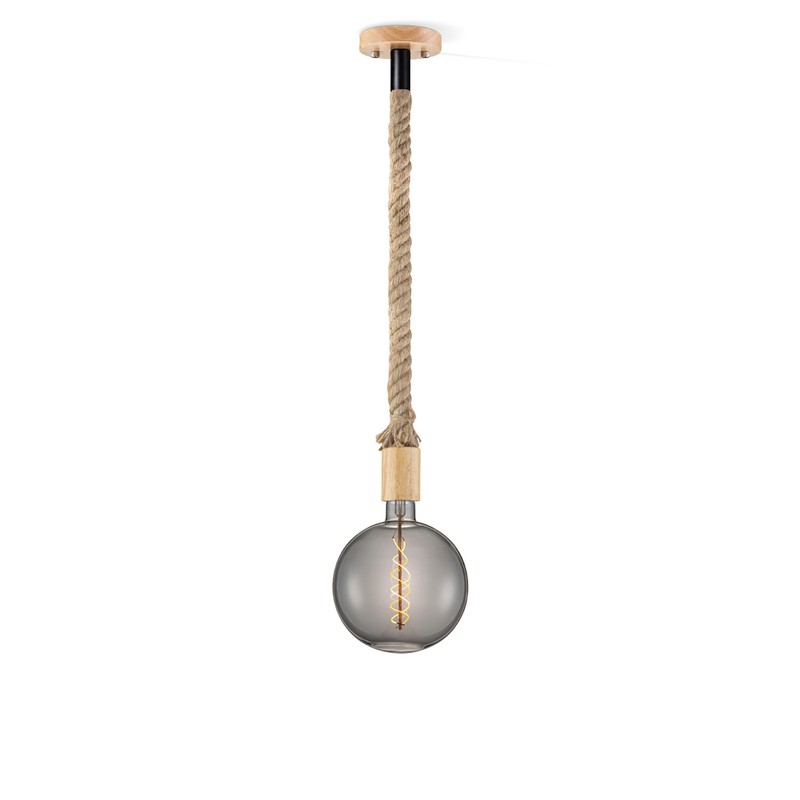 Home sweet home hanglamp Leonardo Spiral g180 - smoke - 