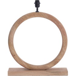 Light & Living - tafellamp - Nubia - naturel - hout - losse armatuur - E27 - 7041582