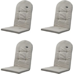 Madison -  Tuinkussen Bearchair Panama linnen - Ca. 128x48 cm - Set van 4