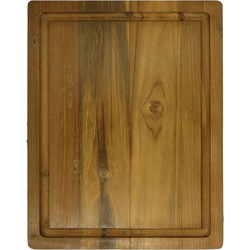 HSM Collection-Snijplank Met Groef-60x40x3-Naturel-Teak