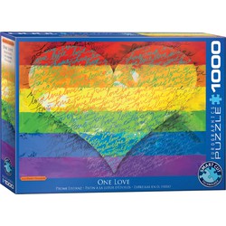 Eurographics Eurographics puzzel One Love - 1000 stukjes