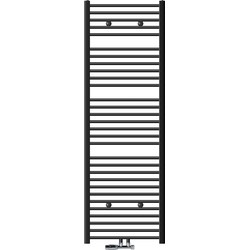 Badkamerradiator Sahara 600 x 1800 mm antraciet recht + middenaansluiting