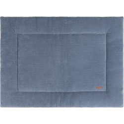 Baby's Only Boxkleed Sense - Parklegger - Speelkleed - Vintage Blue - 75x95 cm - Zachte rib corduroy stof - Extra dik - Tweezijdig te gebruiken