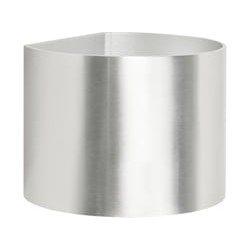 Landelijke Metalen Highlight Round G9 Wandlamp - Zilver