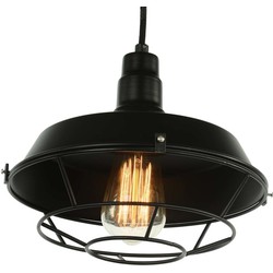 Groenovatie Industriële Kooi Design Hanglamp Zwart