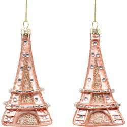 Ornament Paris glas h10 cm