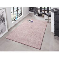 Laagpolig Velours Vloerkleed - Designer Pure - Roze - 200x300 cm