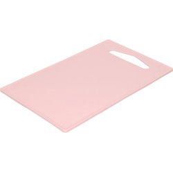 Plasticforte Keuken Snijplank - oudroze - 27 x 16 cm - kunststof - voor groente, fruit, vlees - Snijplanken