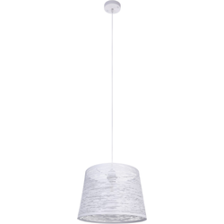 Moderne hanglamp Becca - L:35cm - E27 - Metaal - Wit